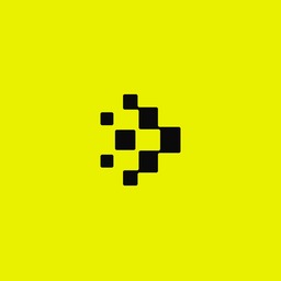 The Ditto pixel mark on signal yellow