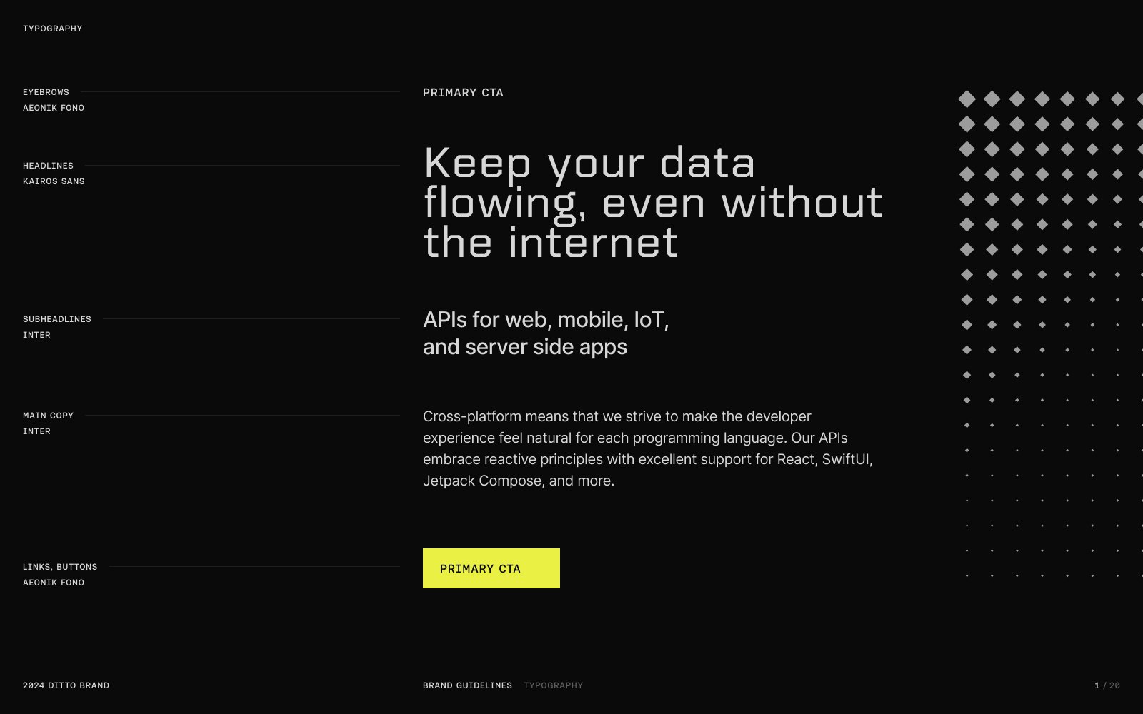 Poster: keep your data flowing, even without the internet