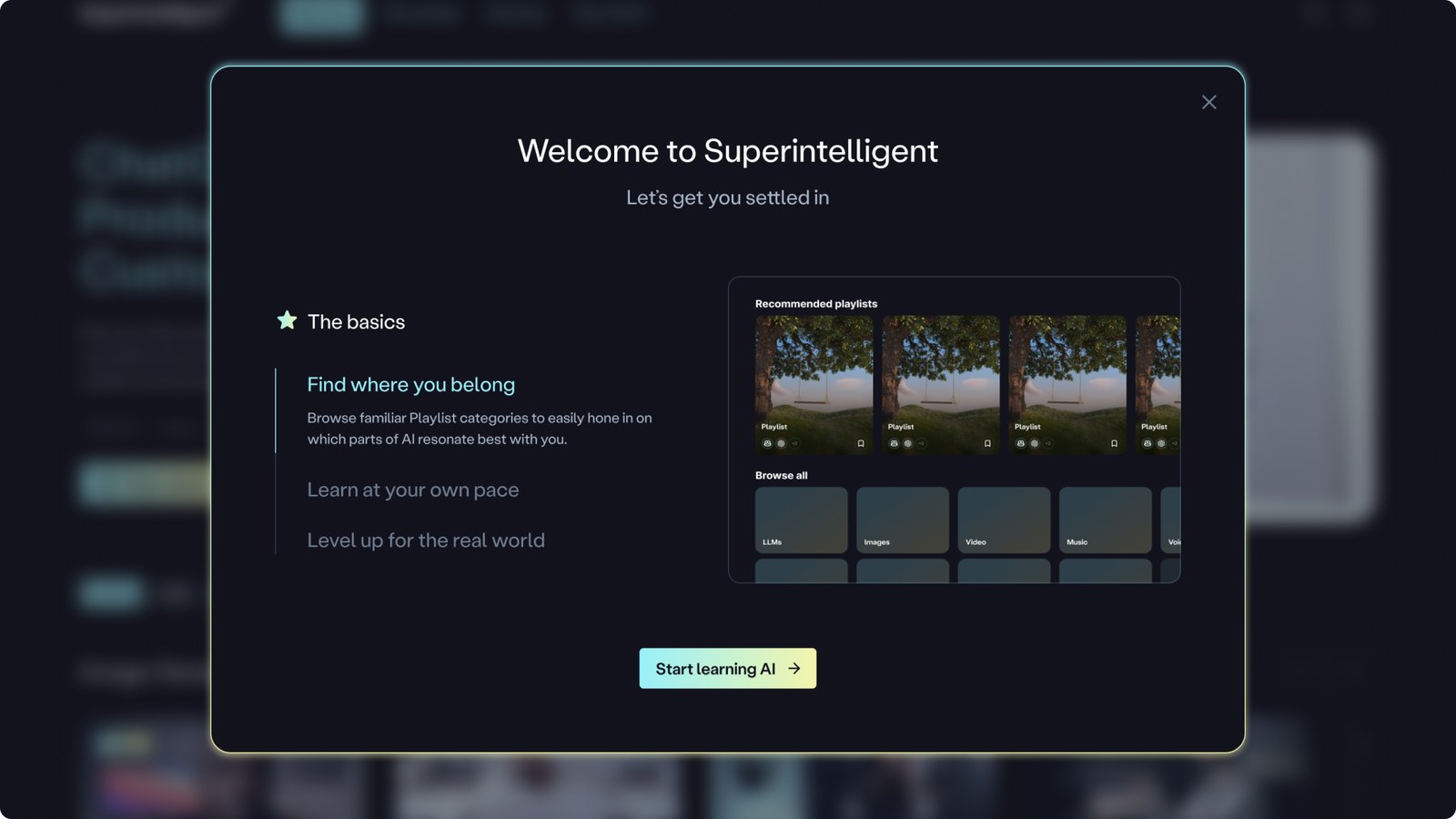 Dark dashboard interface screen