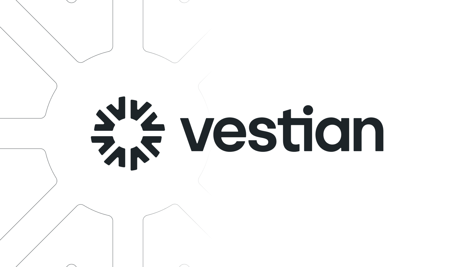 Vestian logo: the mark and wordmark
